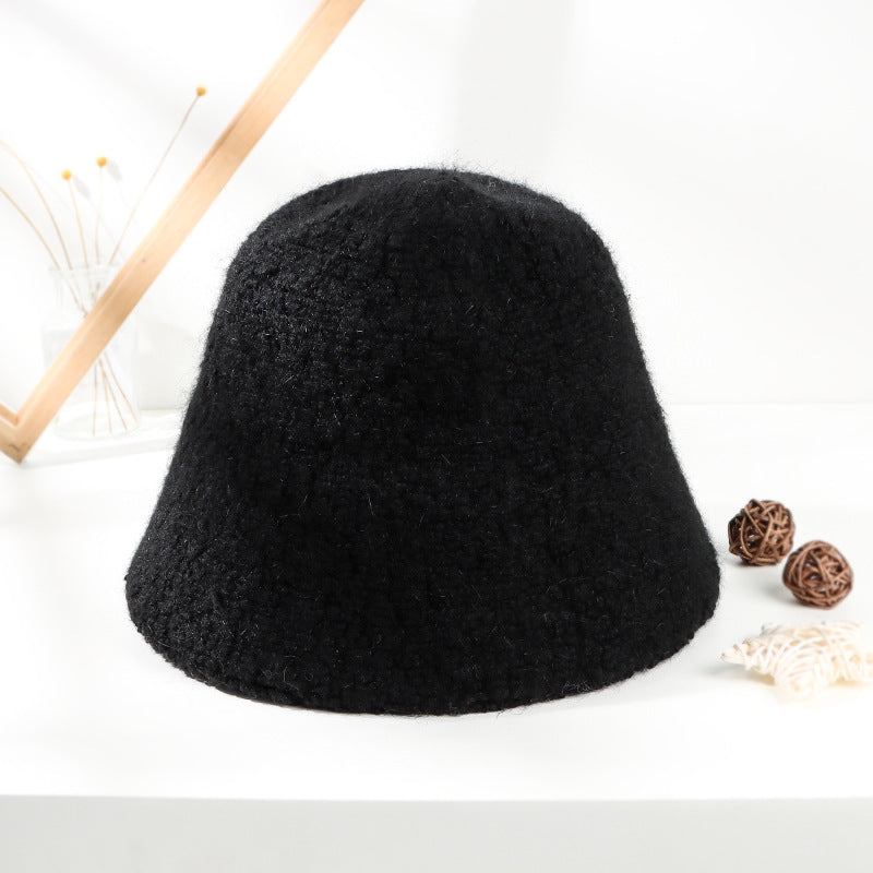Female Fisherman Hat Alpaca Bucket Gentle