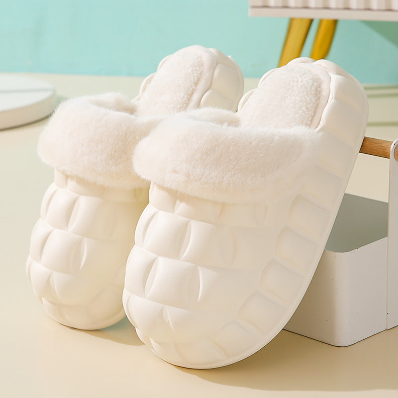 Cotton Slippers Detachable Female Home Cartoon
