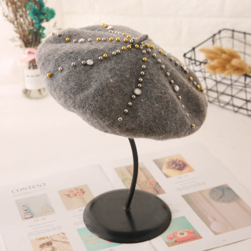 Women's Woolen Elegant Beret Versatile