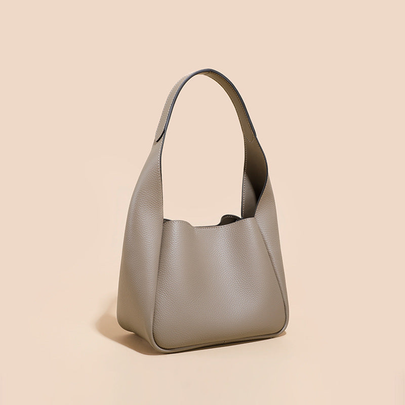 Top Layer Cowhide High-grade Shoulder Leather Women Bag