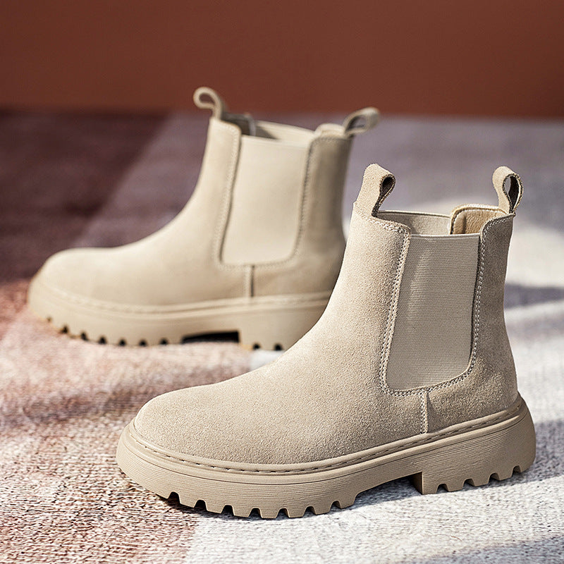 New Martin Boots Women's British Style Frosted Leather Women's