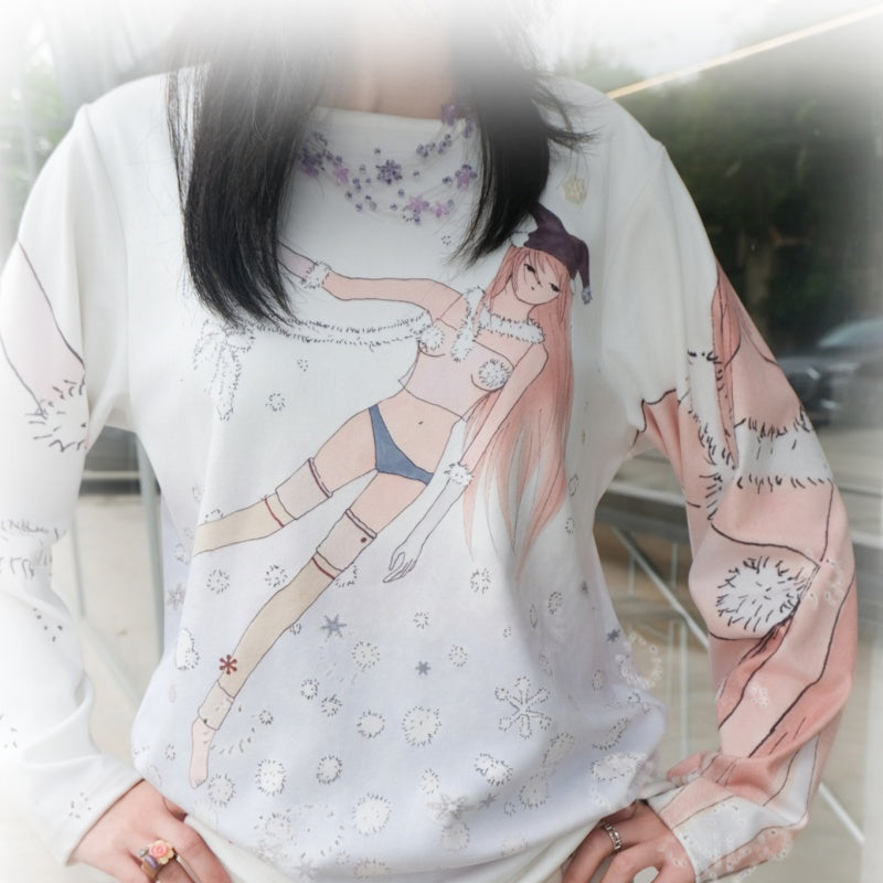 Snow Girl's Edelweiss Loose Long Sleeve