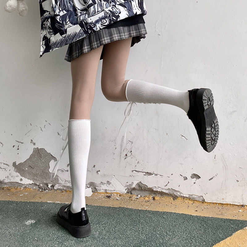 Fashion Personality Lolita Medium Tube Cotton Socks