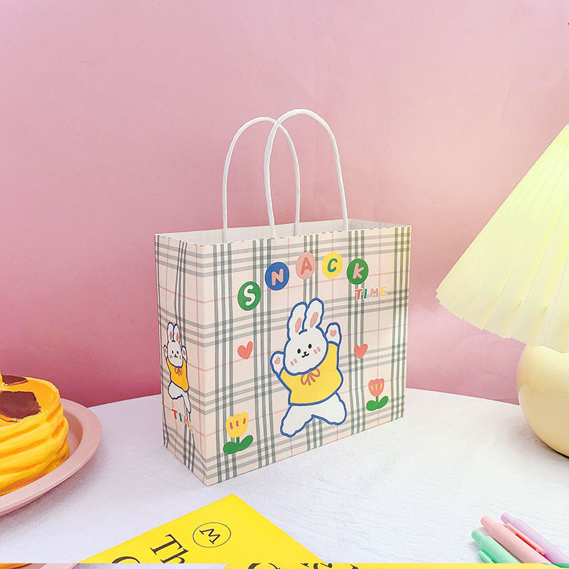 Cute Ins Exquisite Korean Style Cartoon Paper Tote Bag