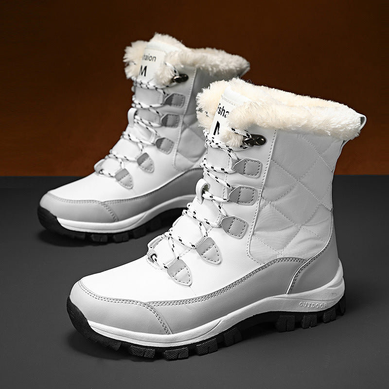 Plus Velvet Padded Women's Warm Snow Boots