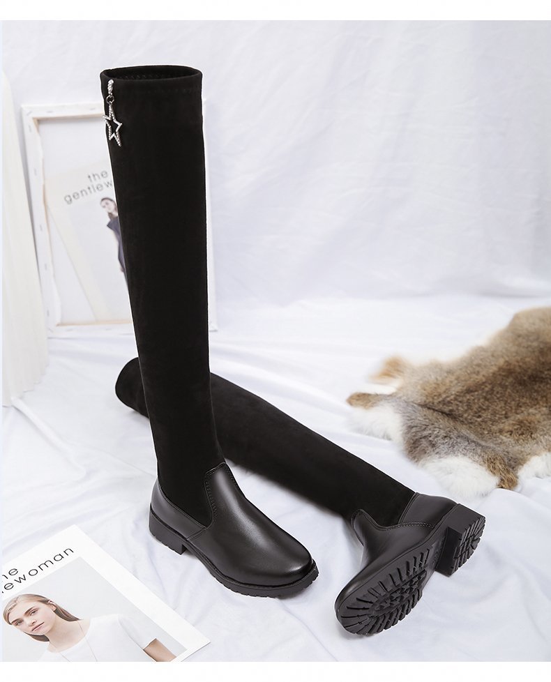 Ladies Fashion Casual Platform Heel Boots