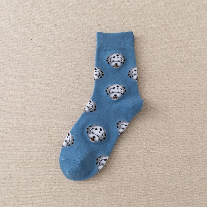 New Cotton Cute Shiba Inu Women's Socks