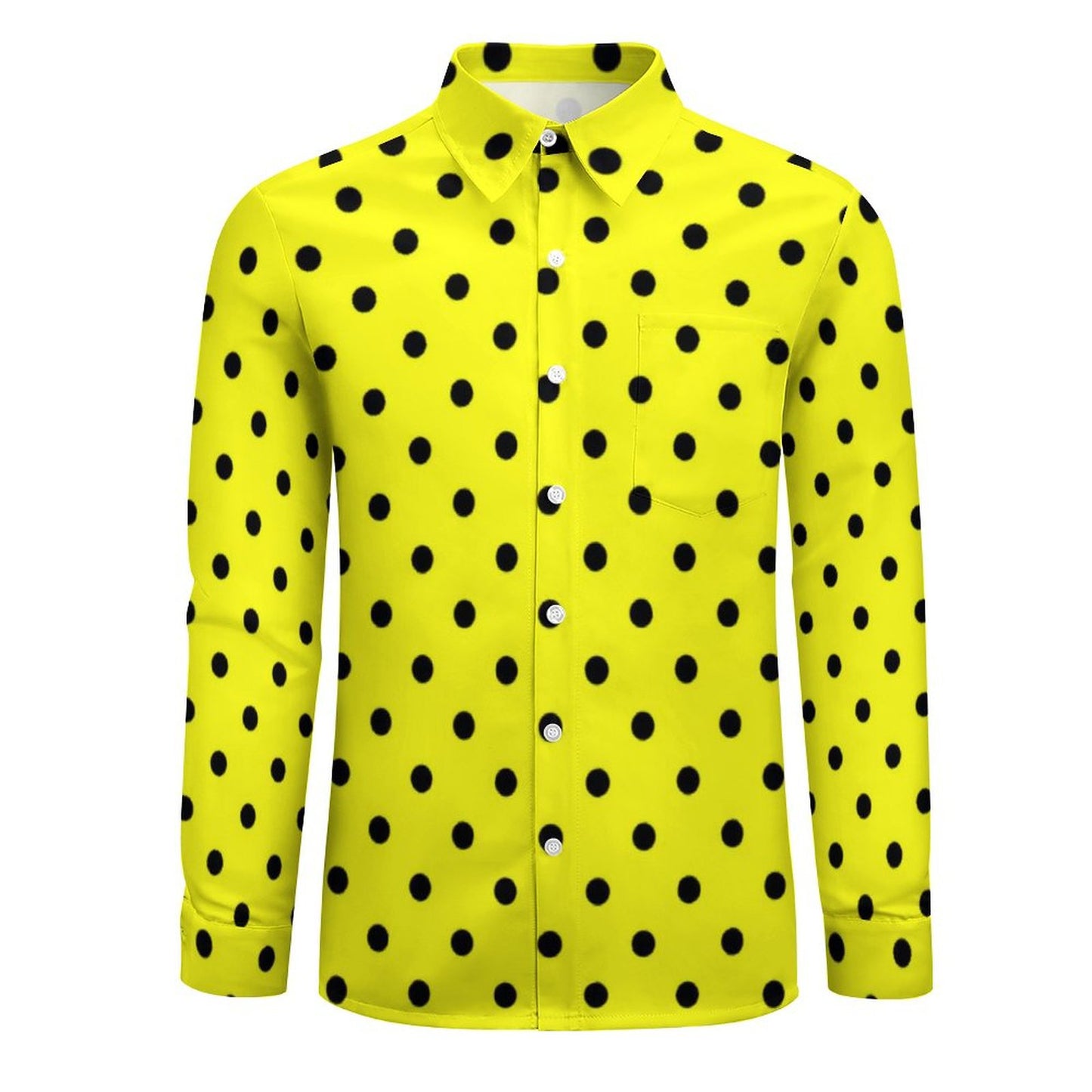 Men's Long Sleeve Digital Printing Shirt