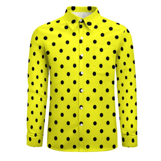Men's Long Sleeve Digital Printing Shirt
