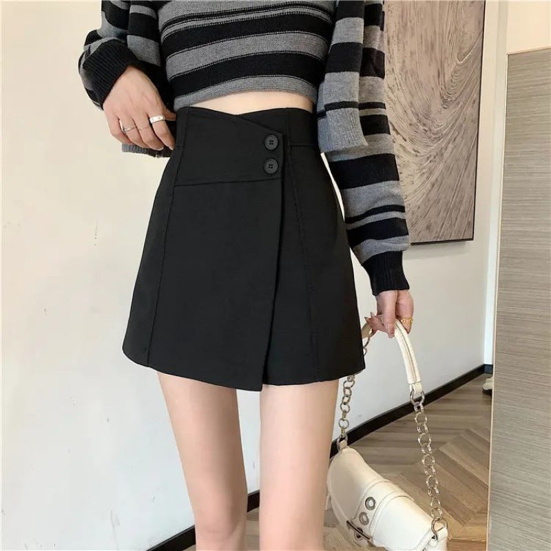 Women's Spring And Summer High Waist Wide Leg Hakama