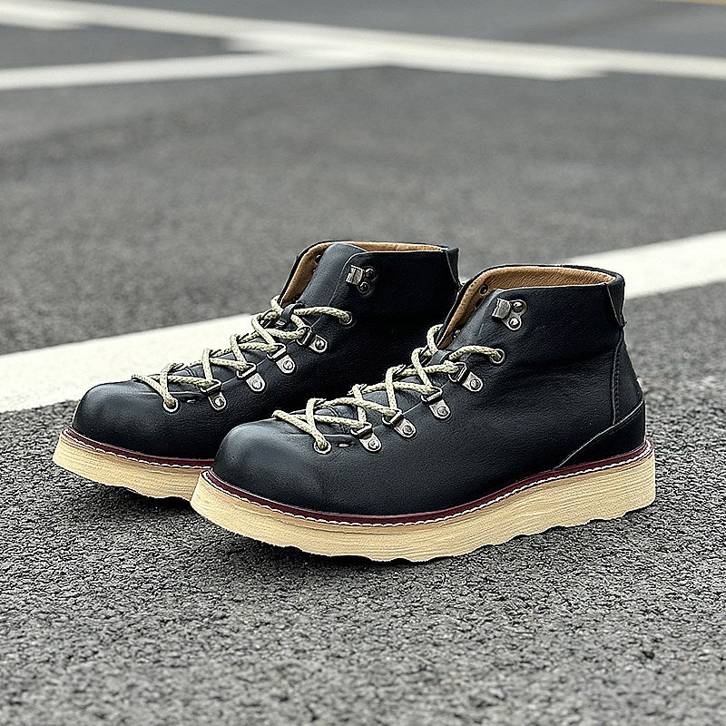 Men's Mid- To High-Top Genuine Leather Dr Martens Boots