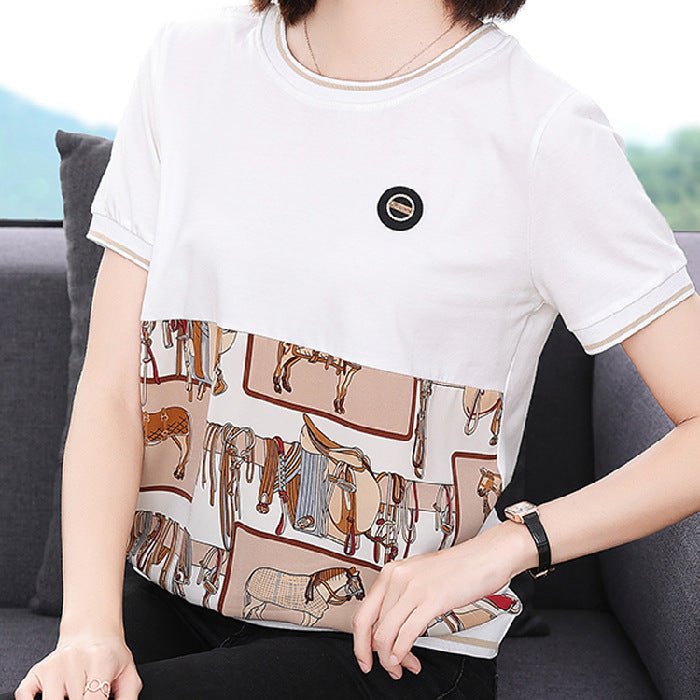 Summer Plus Size T-shirt Women's Clothing