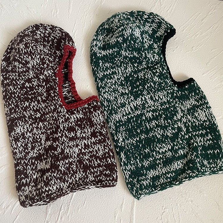 Retro Heather Mask Pullover Hat