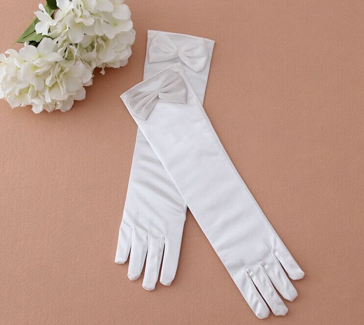 Mid Length Girls Wedding Gloves Accessories