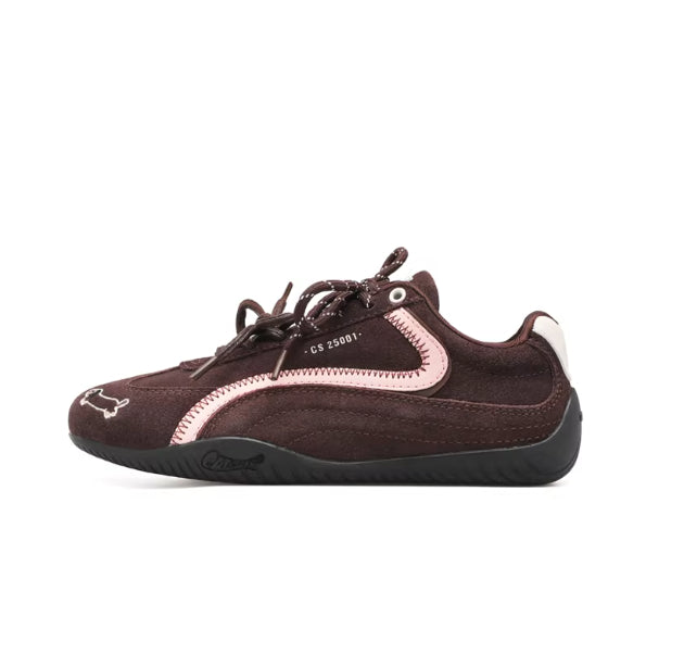 Retro Low-heeled Racing Shoes For Casual Training