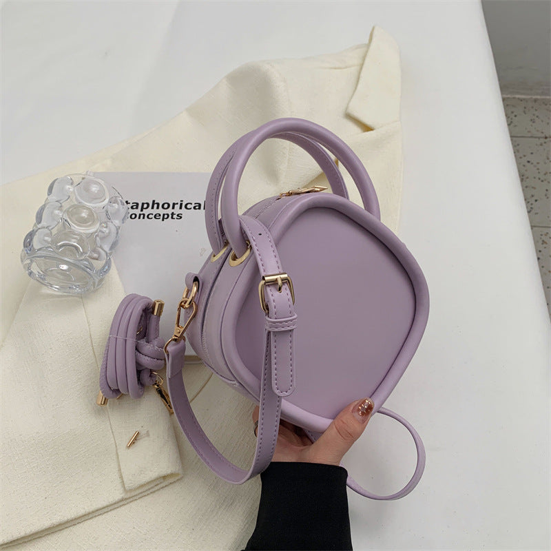 Women's Personalized Wild Candy Color Soft Leather Shoulder Messenger Bag