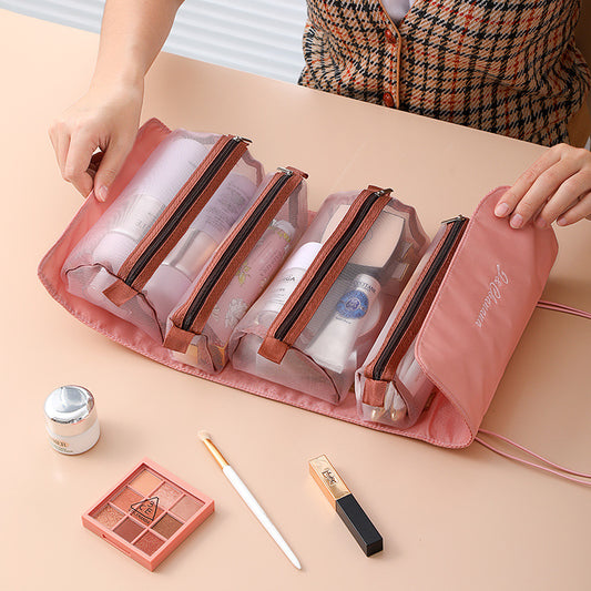 Cosmetic Bag Foldable Travel Bag  4pcs