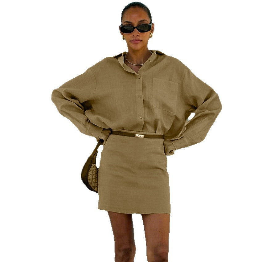 New Stylish Casual Commuting-style Skirt Set