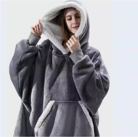 Women's Winter Flannel Loungewear Casual Hoodie
