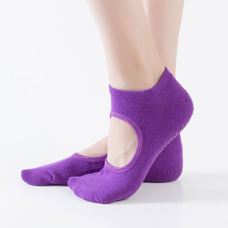 Professional Non-back Combed Cotton Slip Deodorant Ladies Dance Fitness Indoor Pilates Socks