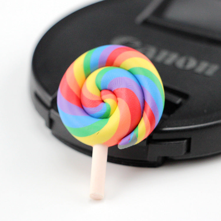 Shoe Flower Lollipop Macaron Cave Shoes Decoration Flower Hole Hole School Bag Decoration