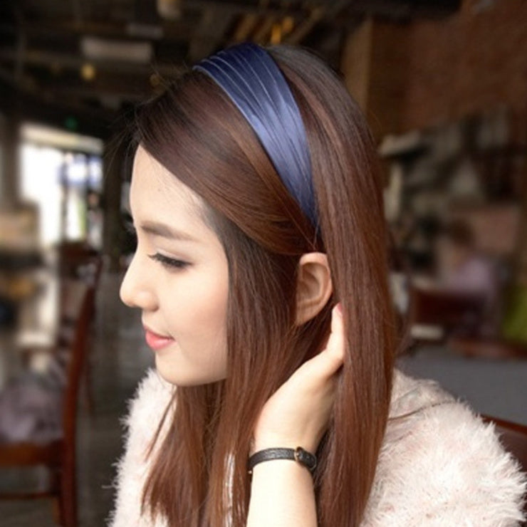 Fold Wide Brim Hair Pressing Hair-hoop Headband