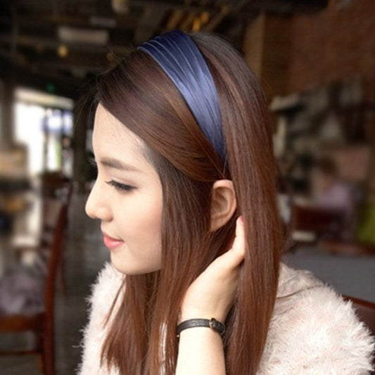 Fold Wide Brim Hair Pressing Hair-hoop Headband