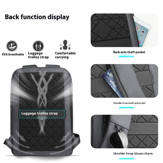 Lightweight Business Commute Leisure Travel Men's Backpack
