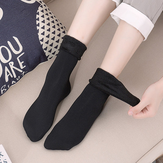 Plus Fleece Socks To Keep Warm Snow Women In Autumn And Winter