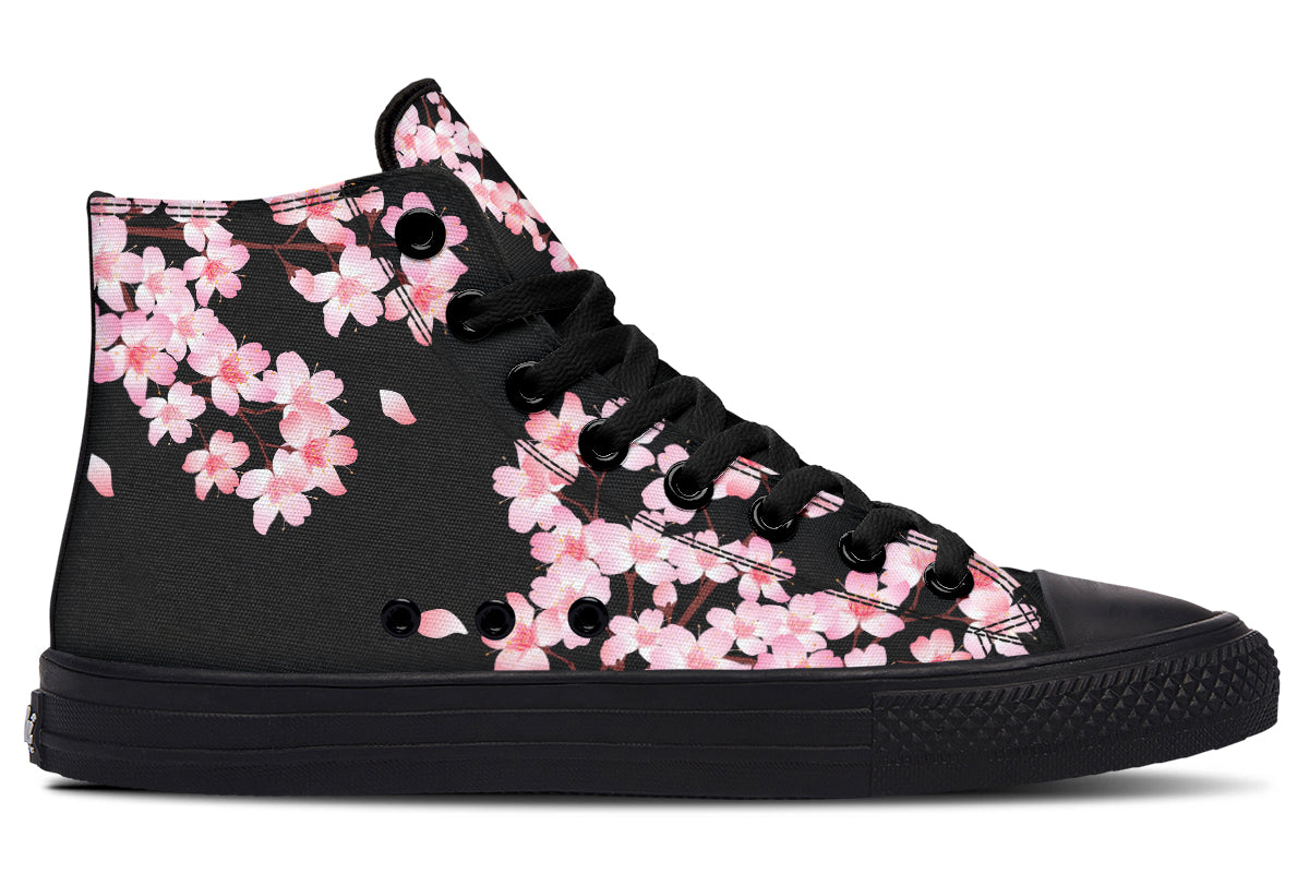 Printed Couple High-top Canvas Shoes