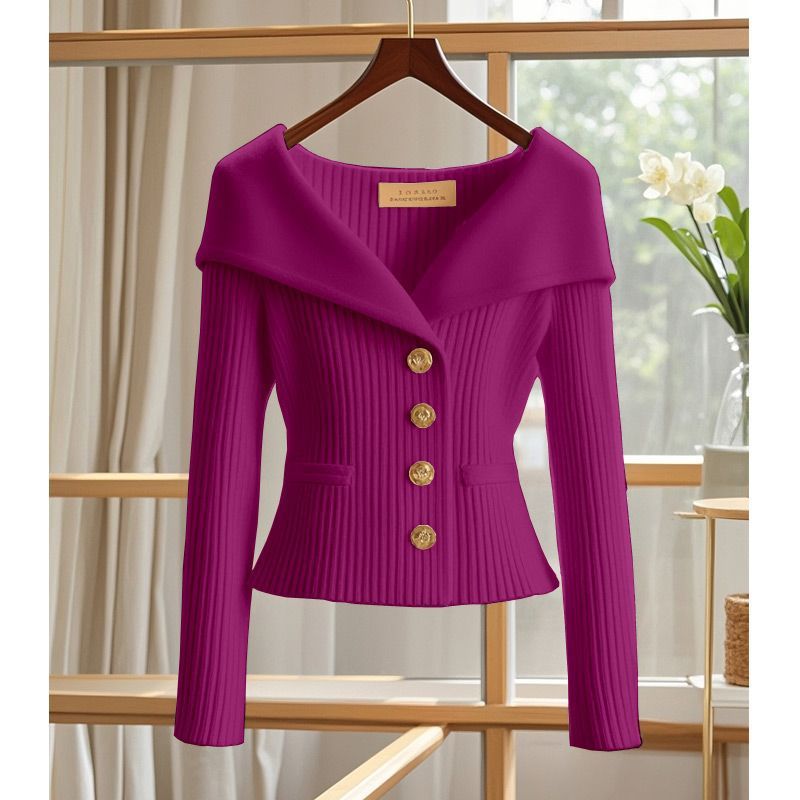 Elegant Knitted Casual Top For Women