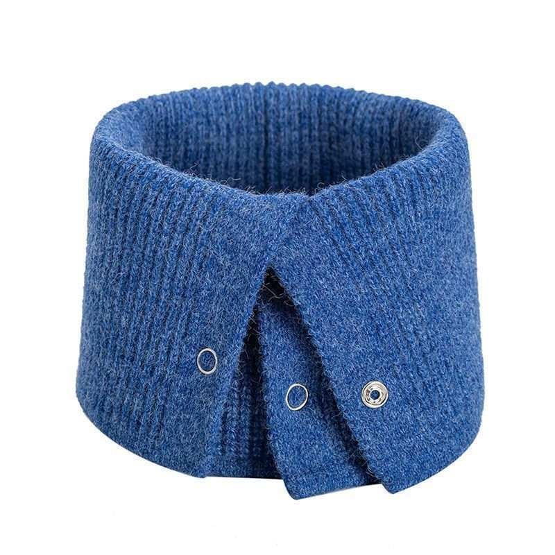 Autumn And Winter Students All-match Neck Warm Button Bandana