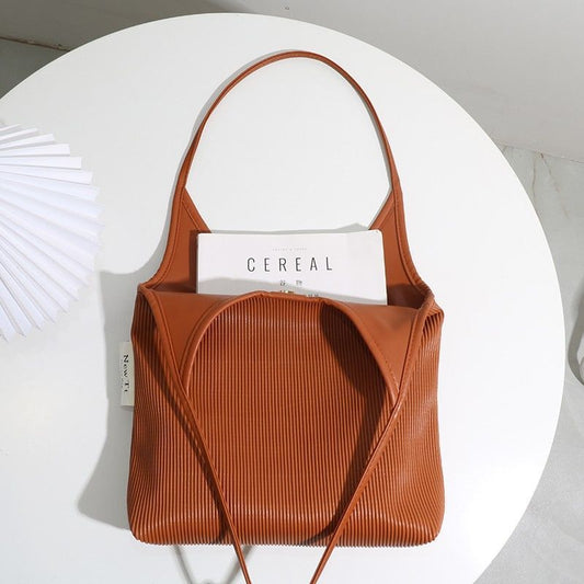 Simple And Niche Design Pleated Vest Bag