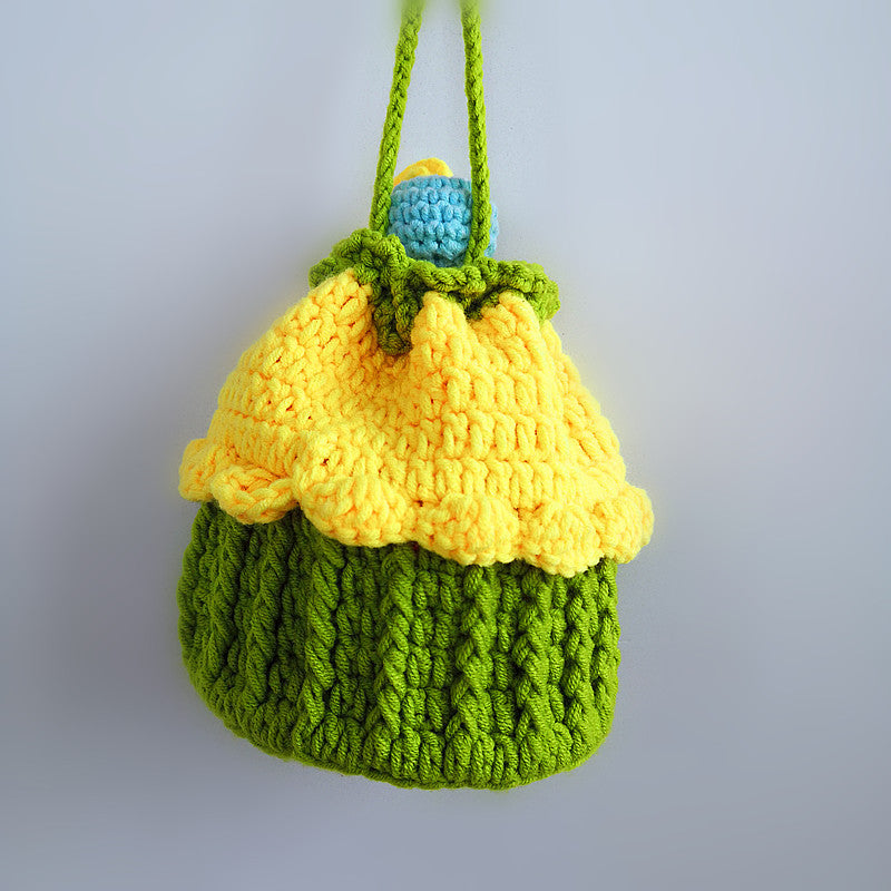 Women's Hand-woven Fashion Personality Drawstring Bag