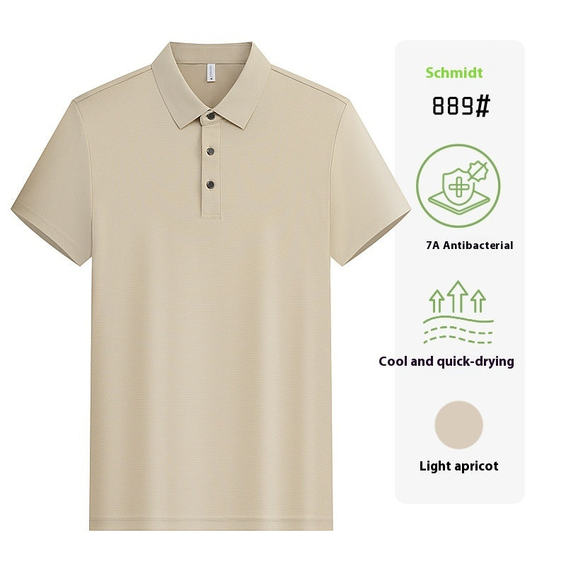 Short Sleeve Work Clothes Lapel Enterprise Embroidery Group Clothes