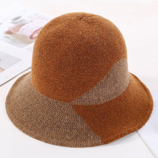 Fashion All-match Temperament Wool Fisherman Hat