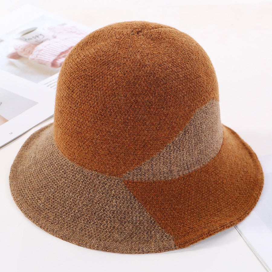 Fashion All-match Temperament Wool Fisherman Hat