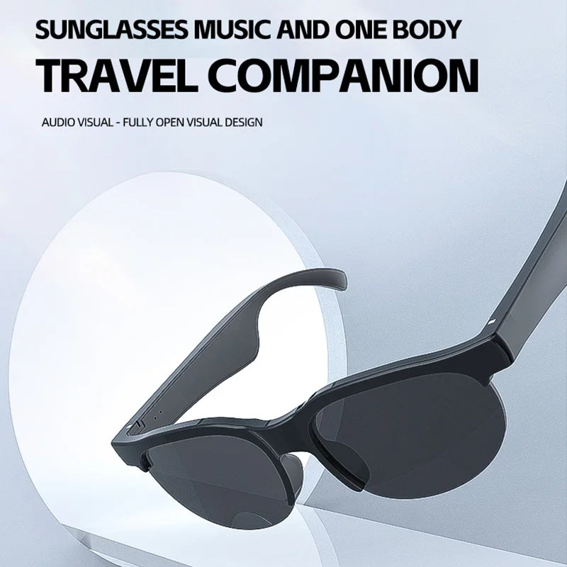 Bluetooth Sports Sunglasses with Wireless Headset and Ear Hook Earbuds
