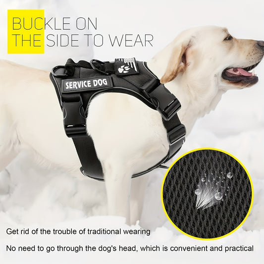 Large Dog Tactical Chest Strap Vest