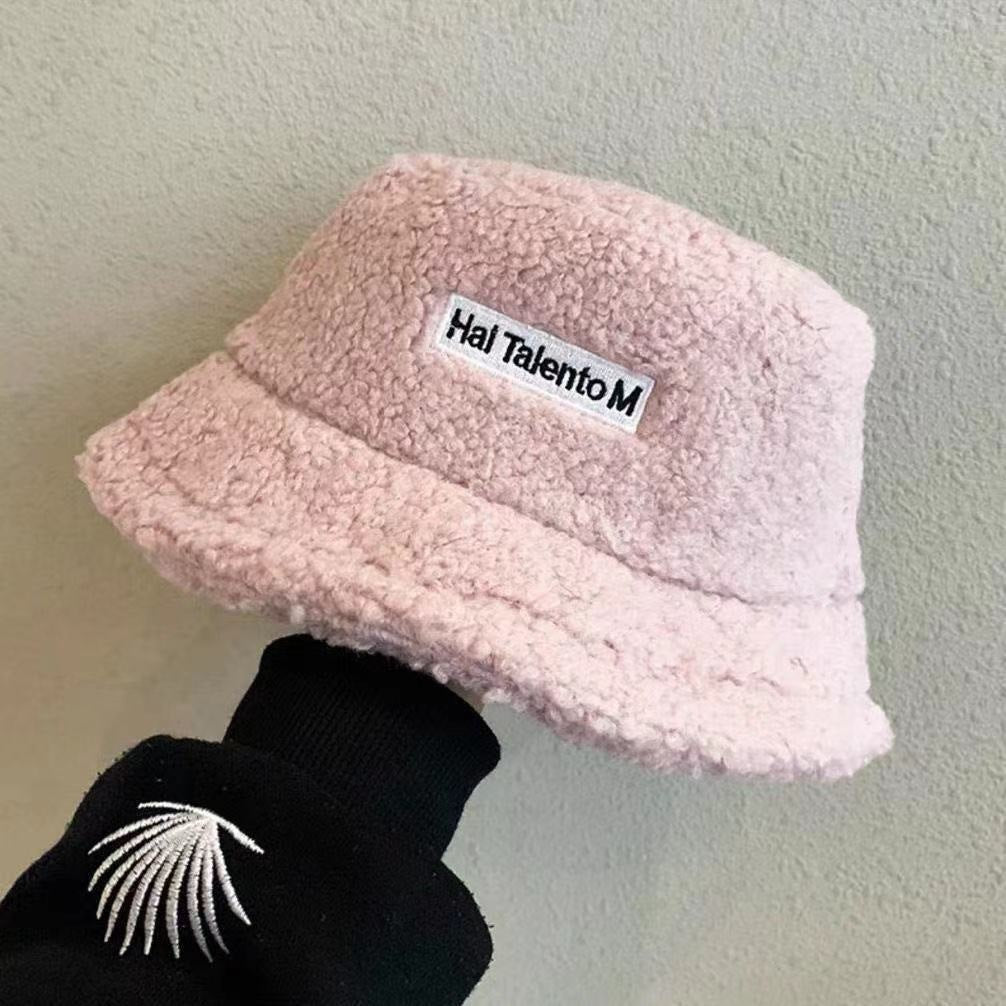 Cute Lamb Wool Fisherman Hat