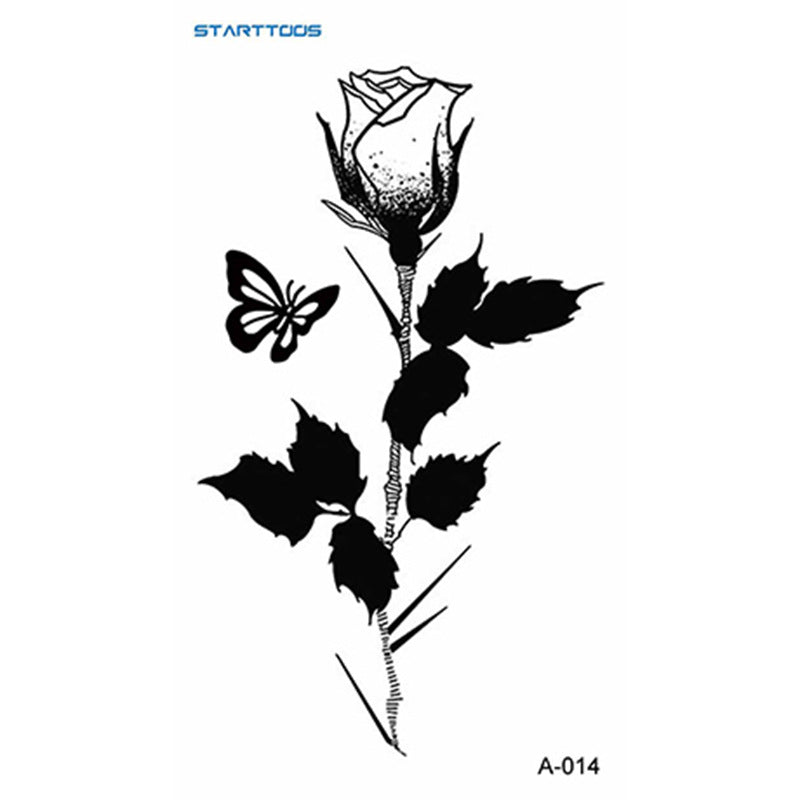 Simple Small Pattern Semi-permanent Tattoo Sticker