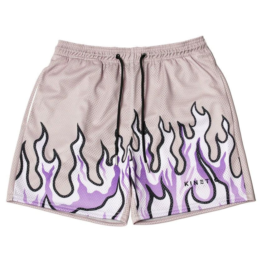 New Men's Flame Shorts Fast Drying For Fitness