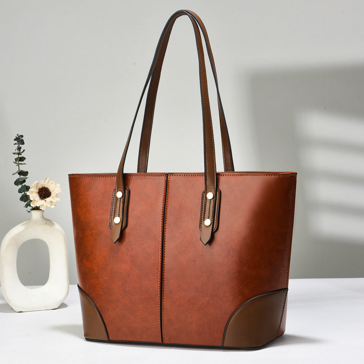 Large Capacity Tote Single Shoulder Underarm Bag