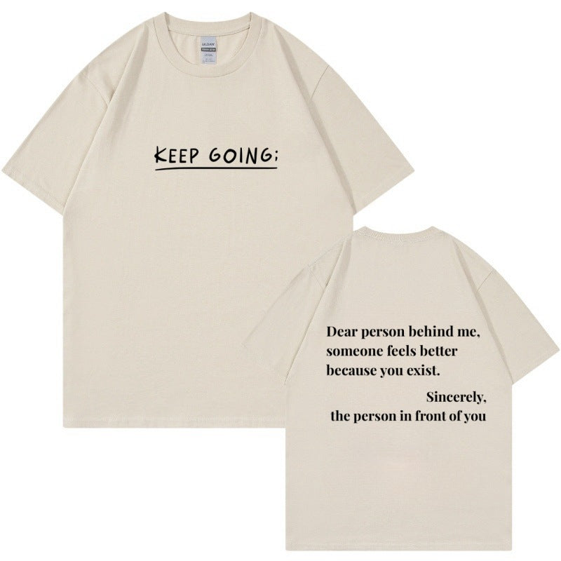 Milk Silk Round Neck T-shirt