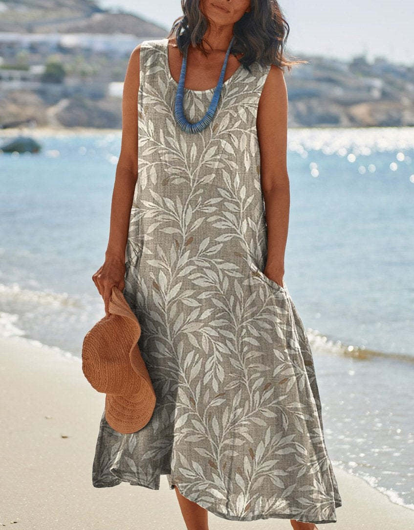 New Style Floral Dress For North American And European Independent Websites