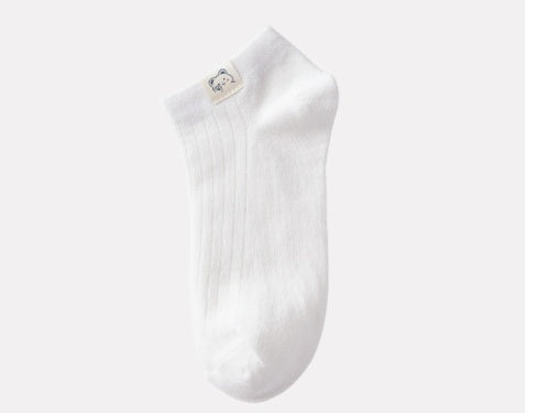 White Bear Cloth Label Small Invisible Women's Socks