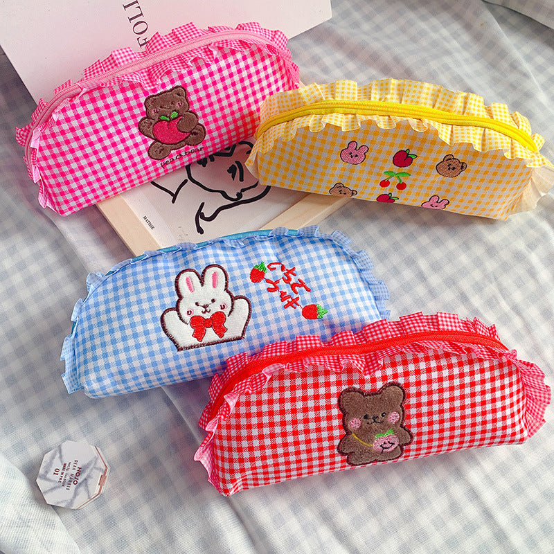 Girls High-value Primary School Students Cute Net Red Stationery Pencil Case