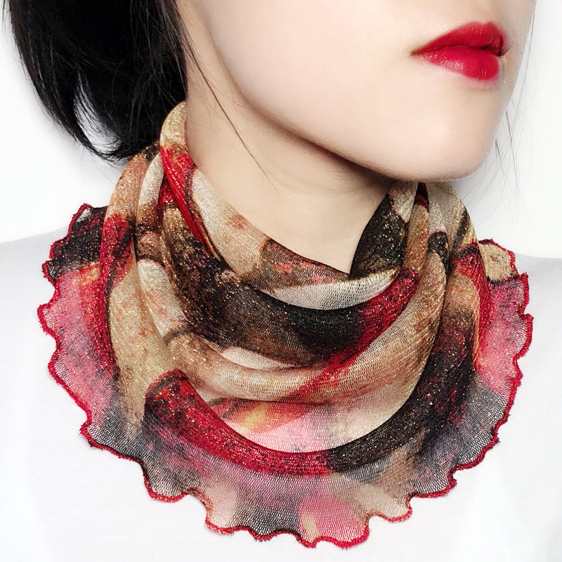 Earrings Variety Bib Women's Turtleneck Scarf Face Mask