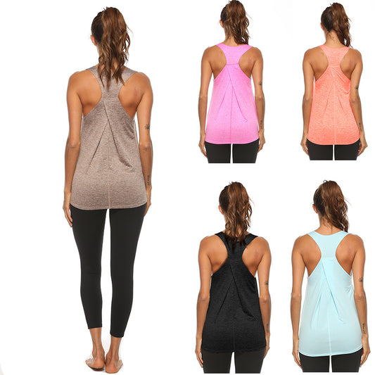 Loose I-shaped Vest Fitness Wear Yoga Sportswear