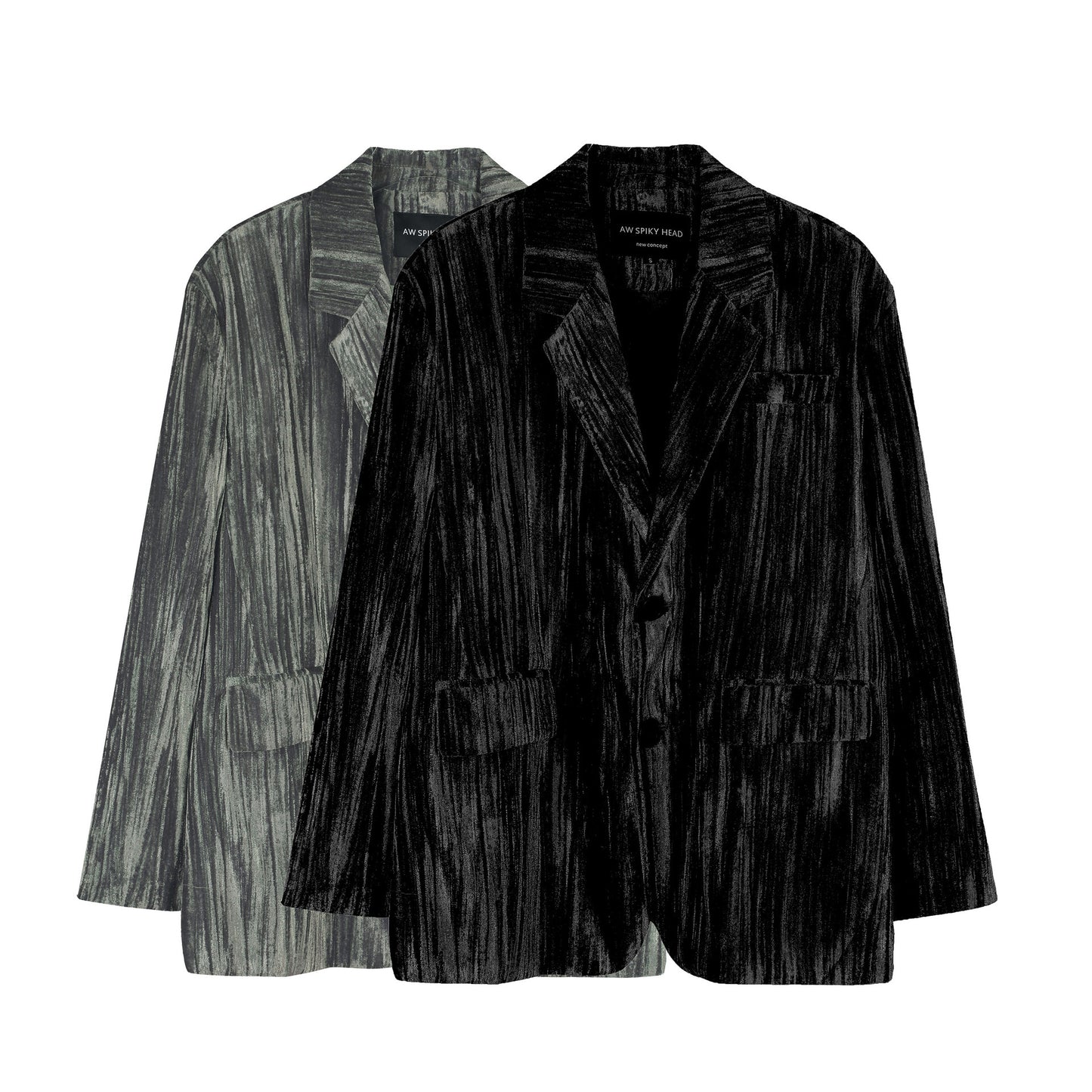 Padded Shoulder Fashionable All-matching Loose Suit Jacket